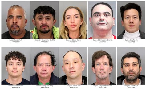 22 arrested in San Jose sex crimes sweep operation